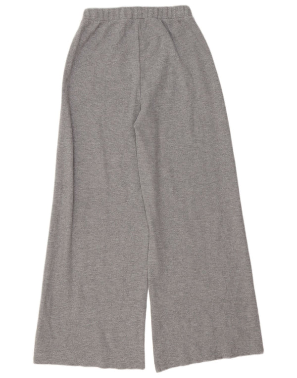 Zara Womens Tracksuit Bukser med brede ben UK 12 Medium Grey