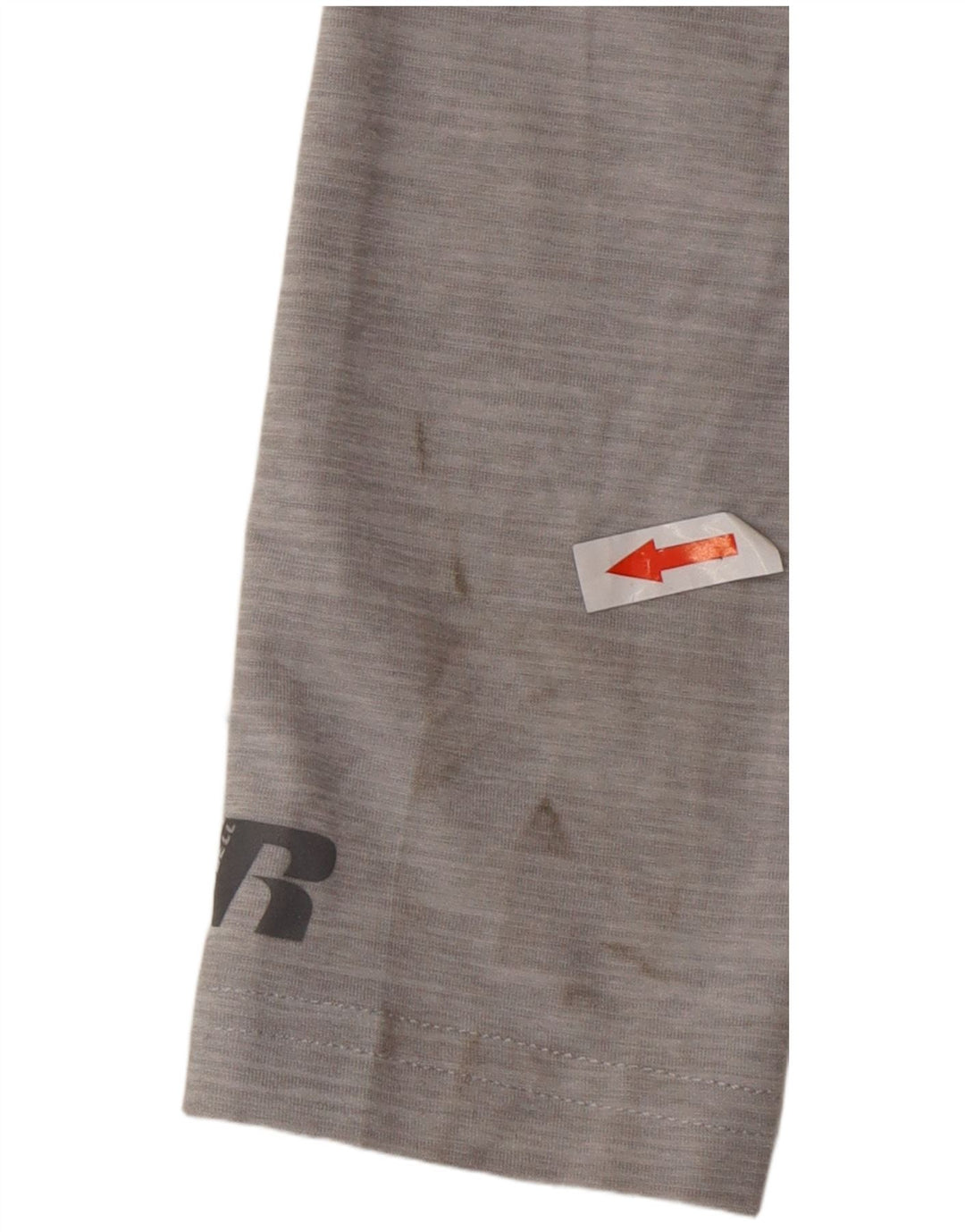 Russell Athletic Boys Dri-Power Top Langærmet 7-8 år Mellemgrå