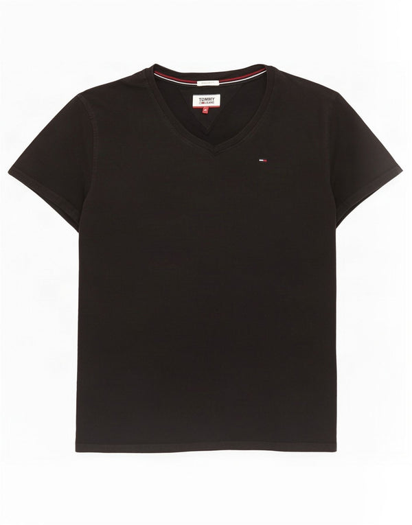 Tommy Hilfiger Herre Regular Fit T-Shirt Top Medium Sort