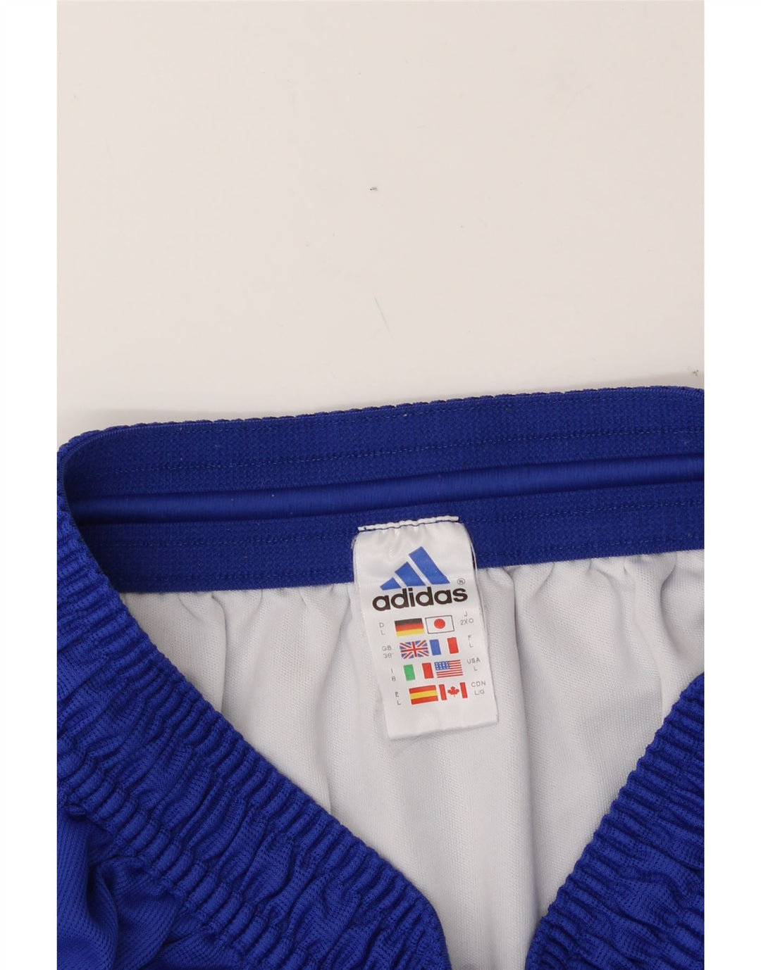 ADIDAS Mens Climalite Sport Shorts UK 38 Medium  Blue Polyester Vintage Adidas and Second-Hand Adidas from Messina Hembry 