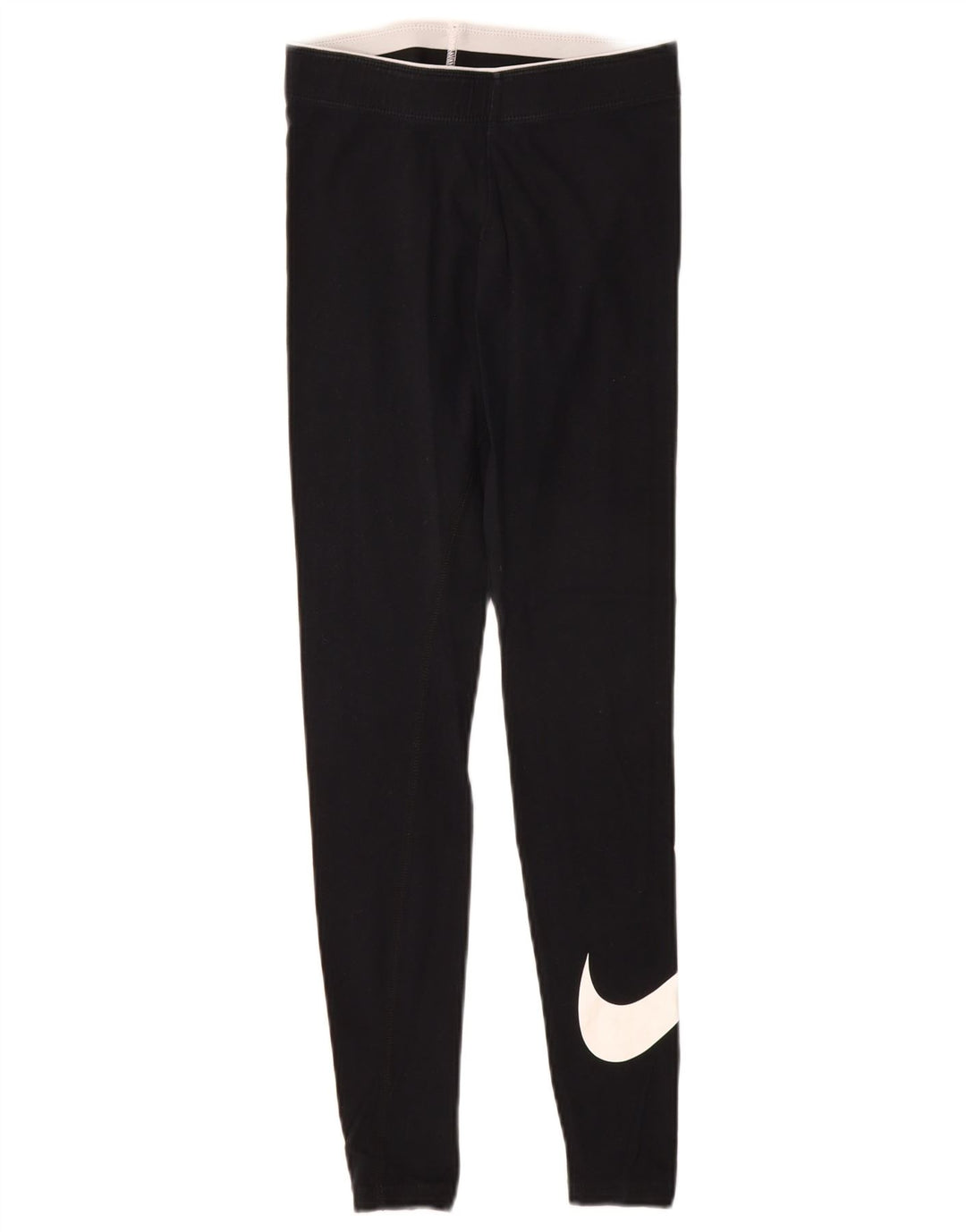 Nike grafiske leggings til kvinder UK 4 XS sort bomuld