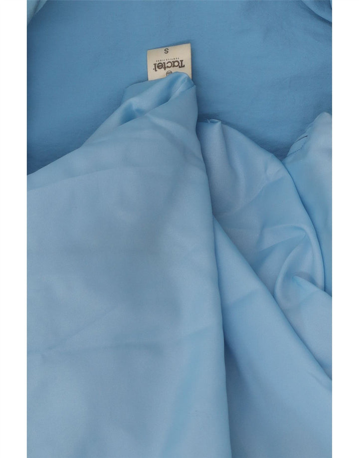 Tactel Dame Hætte Oversized Windbreaker Frakke UK 10 Small Blue Polyamide
