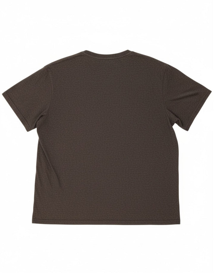 FILA Mens Graphic T-Shirt Top 2XL Grey Cotton