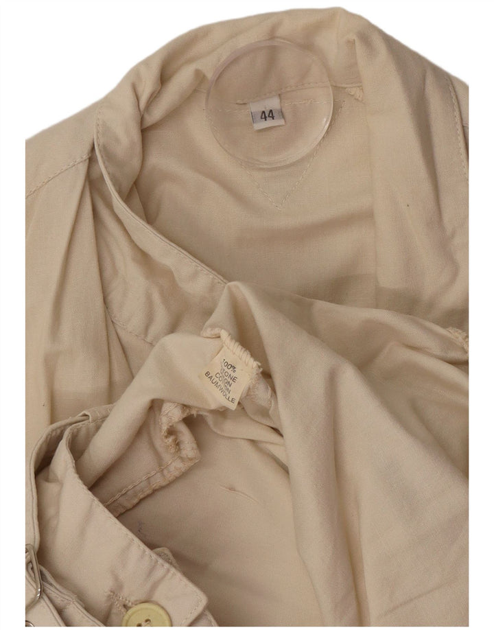 Swinger Herre Batwing Bomber Jacket UK 44 2XL Beige Bomuld