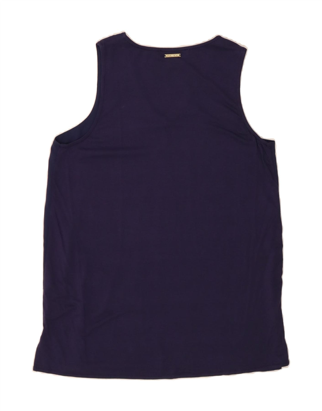 MICHAEL KORS Womens Sleeveless Blouse Top UK 10 Small Navy Blue Polyester Vintage Michael Kors and Second-Hand Michael Kors from Messina Hembry 