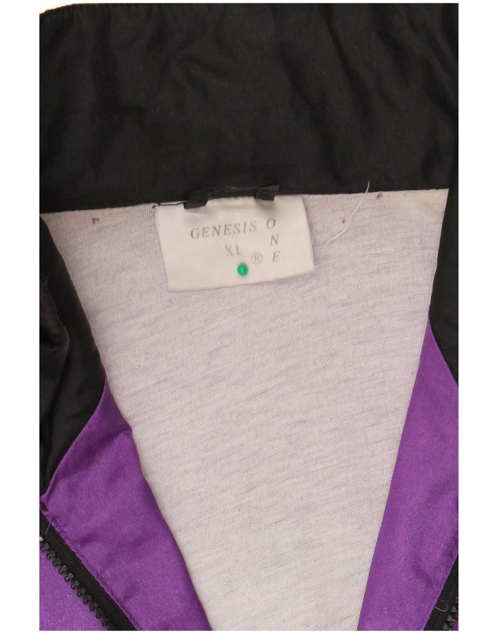 Genesis Træningsdragt til mænd Topjakke XL Lilla Colourblock