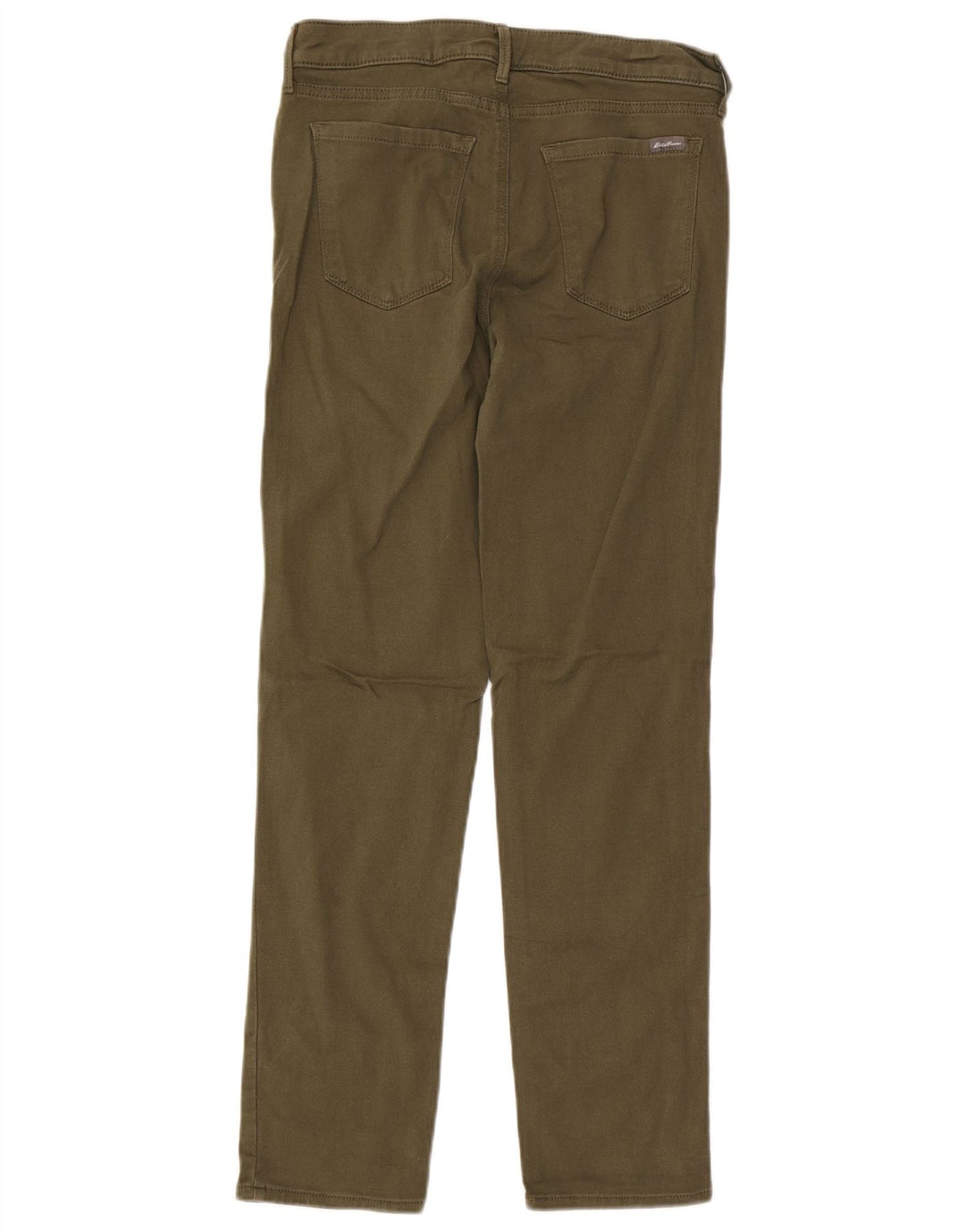 Eddie Bauer Dame Slim Casual Bukser US 8 Medium W28 L29 Khaki