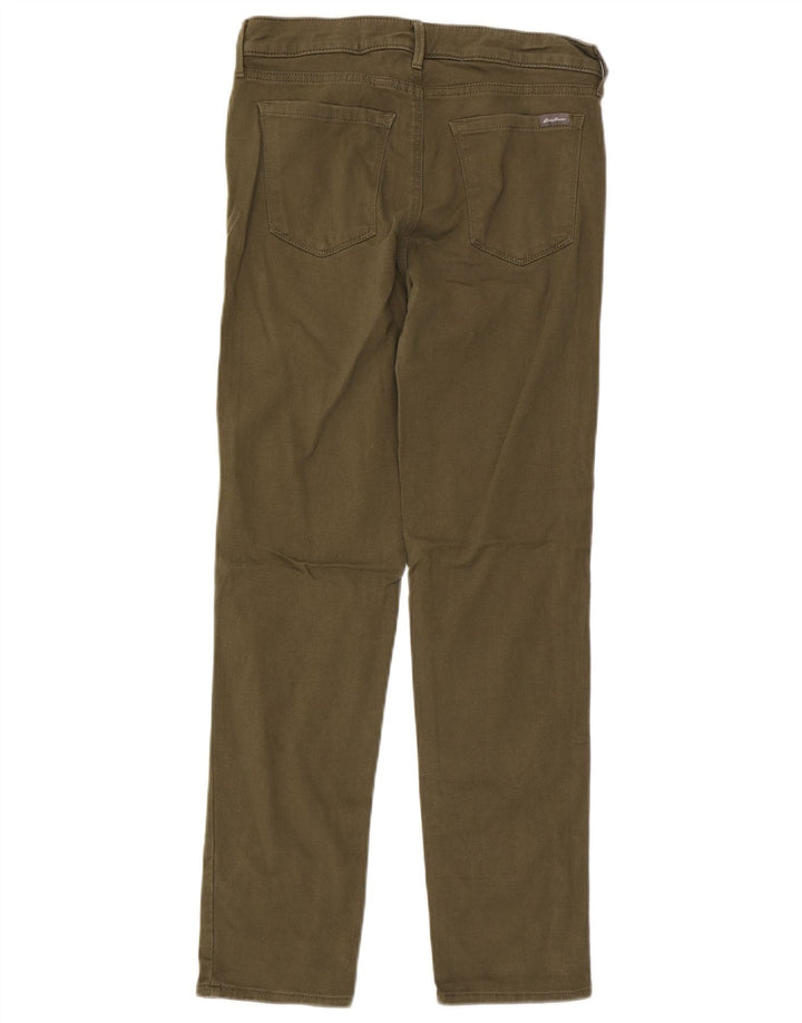 Eddie Bauer Dame Slim Casual Bukser US 8 Medium W28 L29 Khaki
