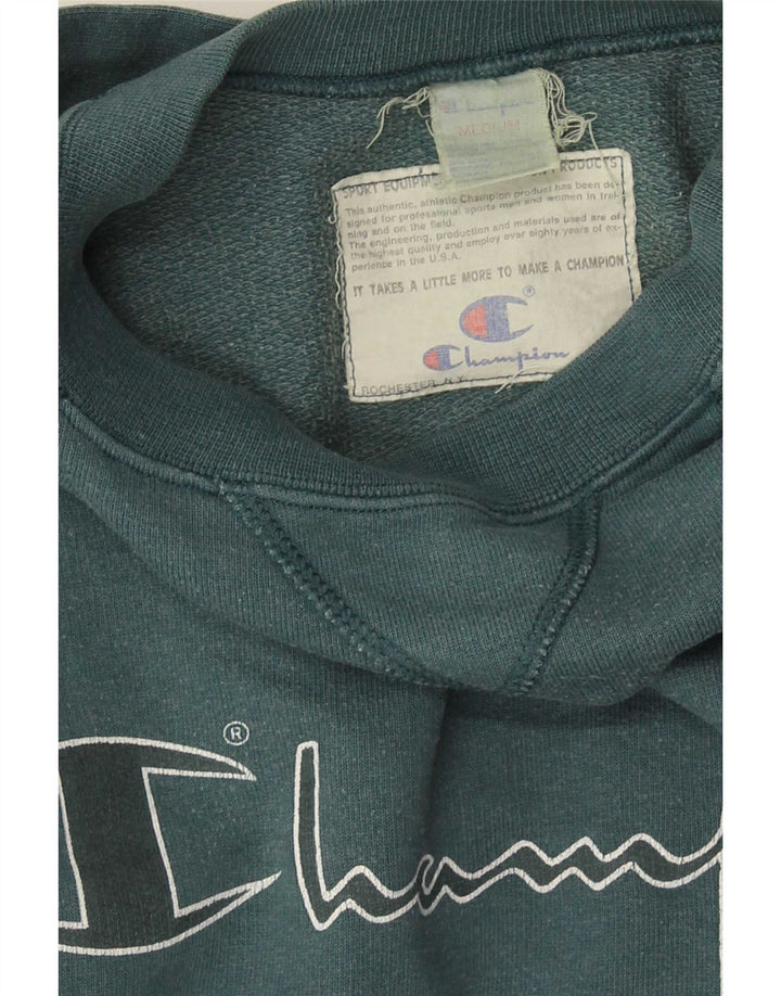 Champion Herre Grafisk Sweatshirt Jumper Medium Grøn