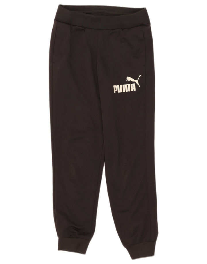 Puma Boys Grafisk træningsdragt Bukser Joggers 9-10 år Sort polyester