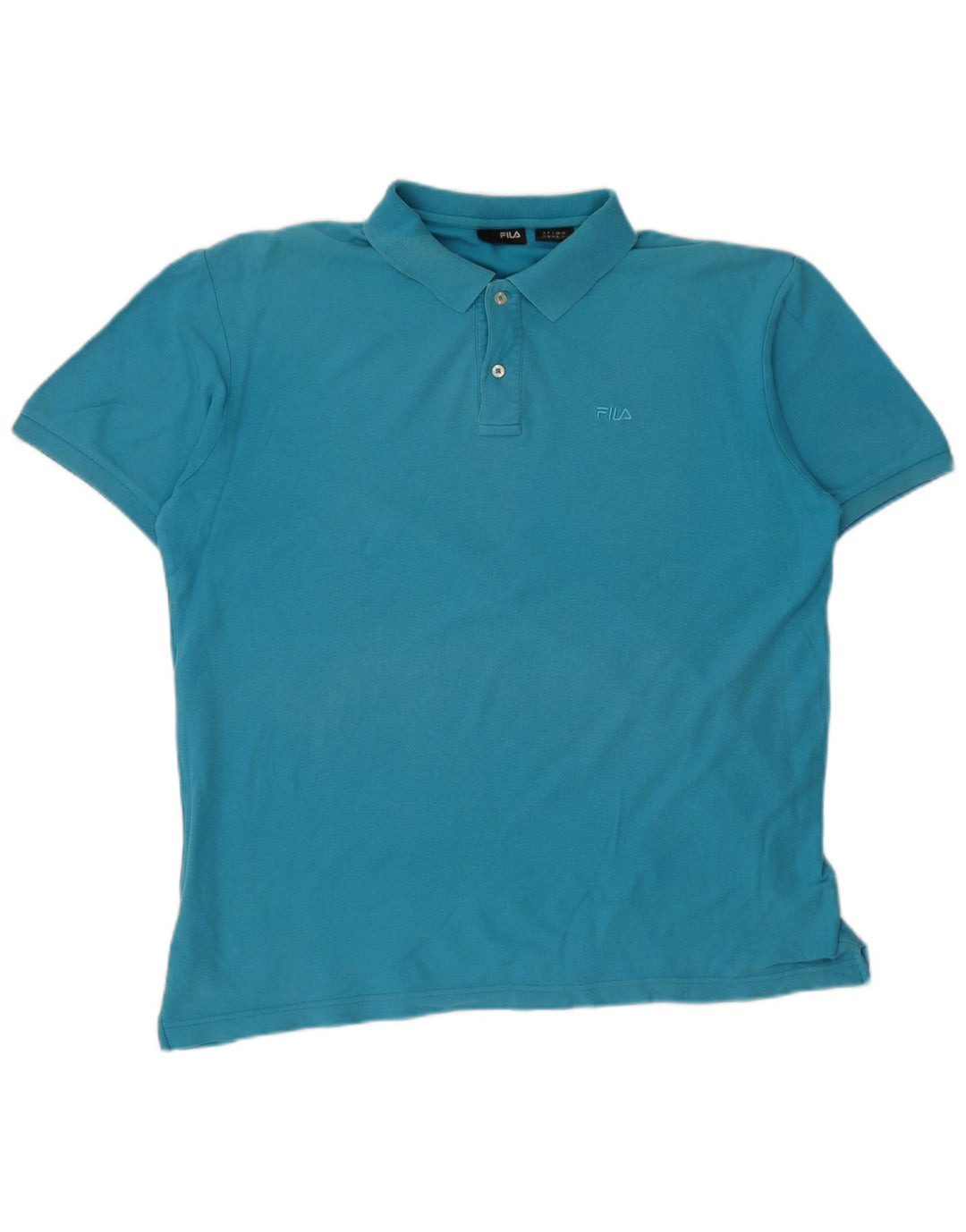 Fila herre poloshirt XL blå bomuld