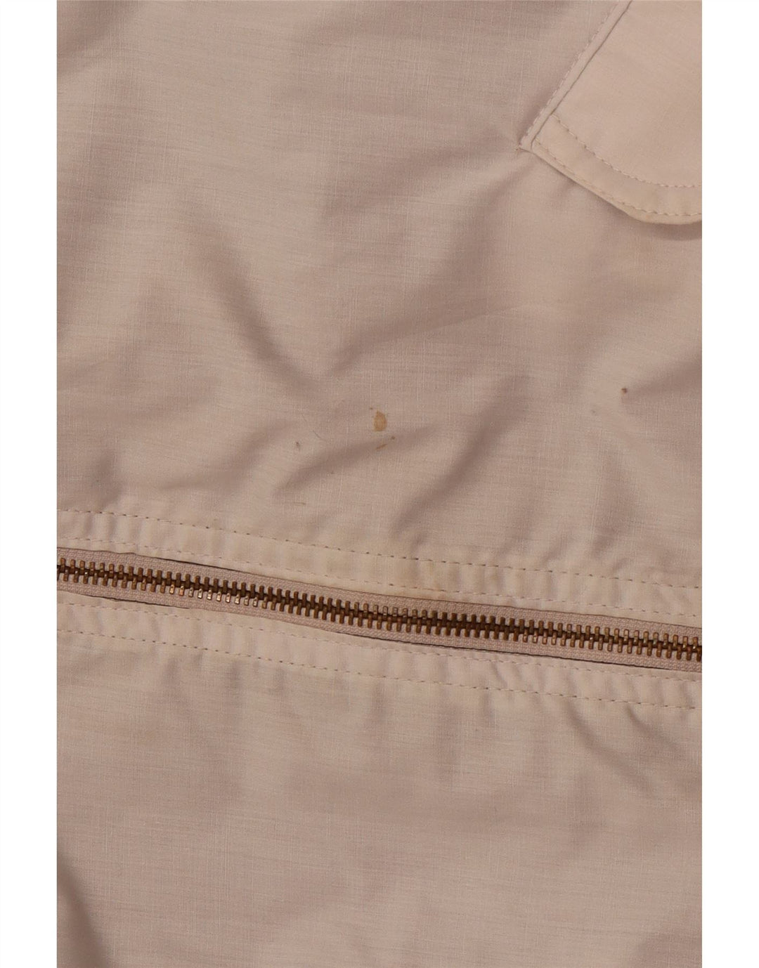 Medvirkende Herre Loose Fit Vendbar Hættejakke UK 38 Medium Beige Bomuld