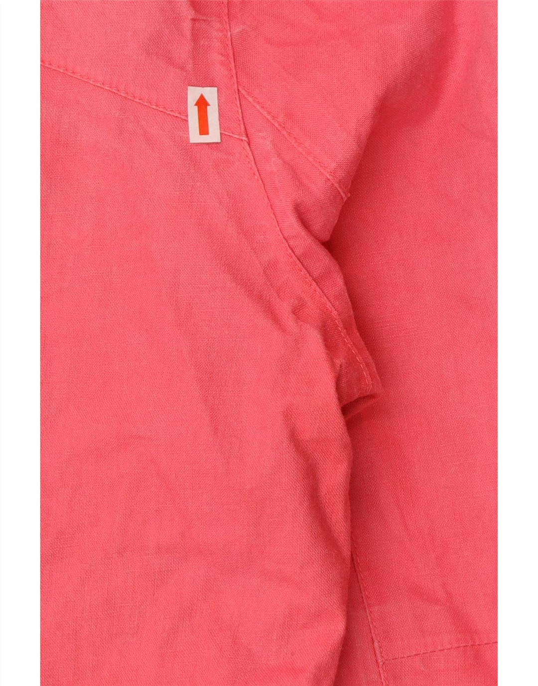 JOULES Dame Regnfrakke med hætte UK 12 Medium Pink Linen