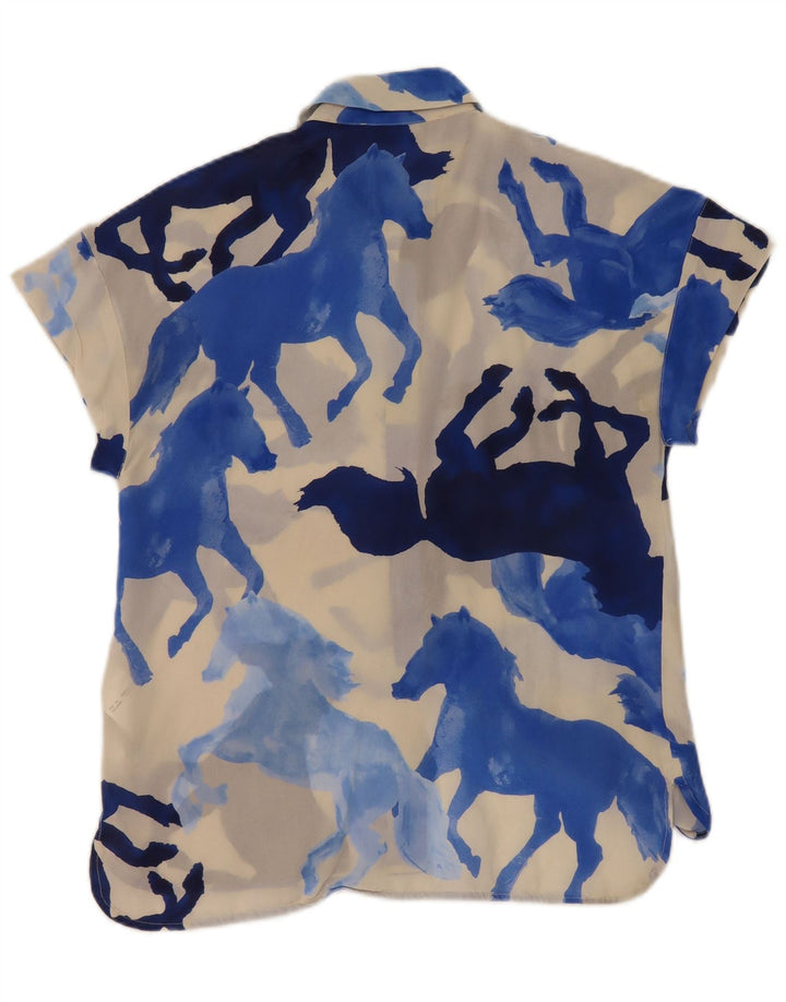 Marella skjortebluse til kvinder IT 42 Medium Flerfarvet dyreprint