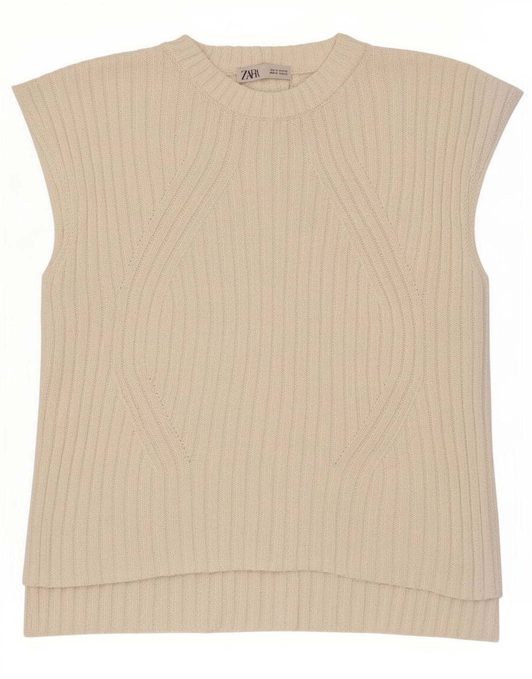 Zara Damevest Top UK 14 Medium White