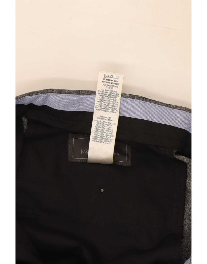 Marks & Spencer Mens W34 L31 Grå polyester