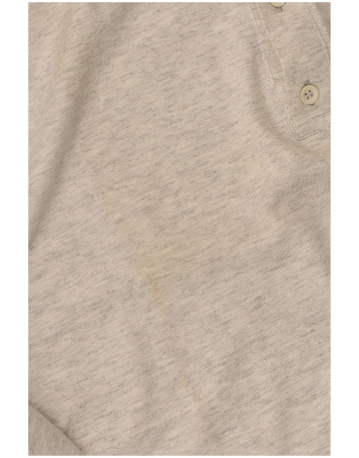 Champion Herre Top Langærmet XL Grå Flecked Bomuld