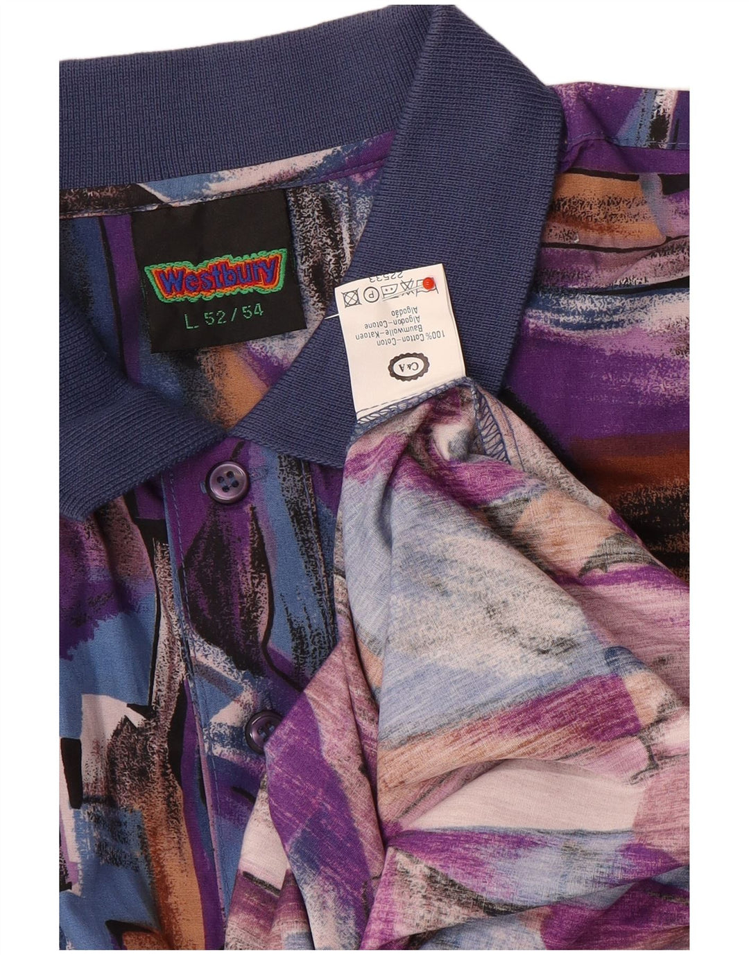 WESTBURY Pullover til mænd IT 52/54 Stort flerfarvet patchwork