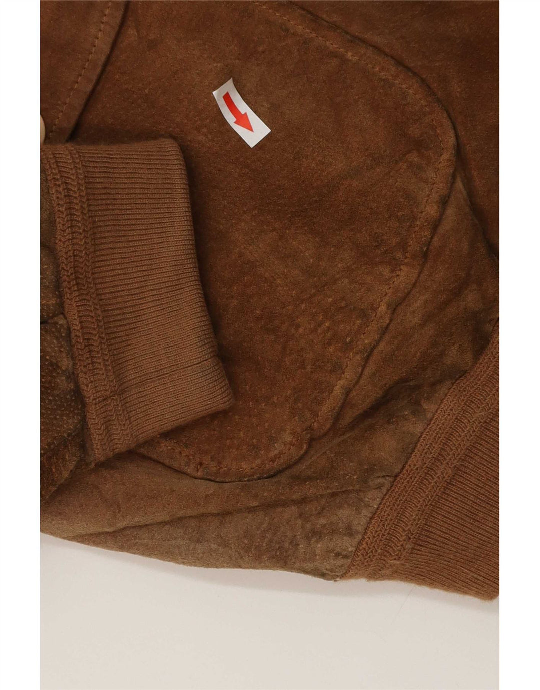 Essebi Herre Ruskind Bomber Jacket IT 54 2XL Brunt Læder