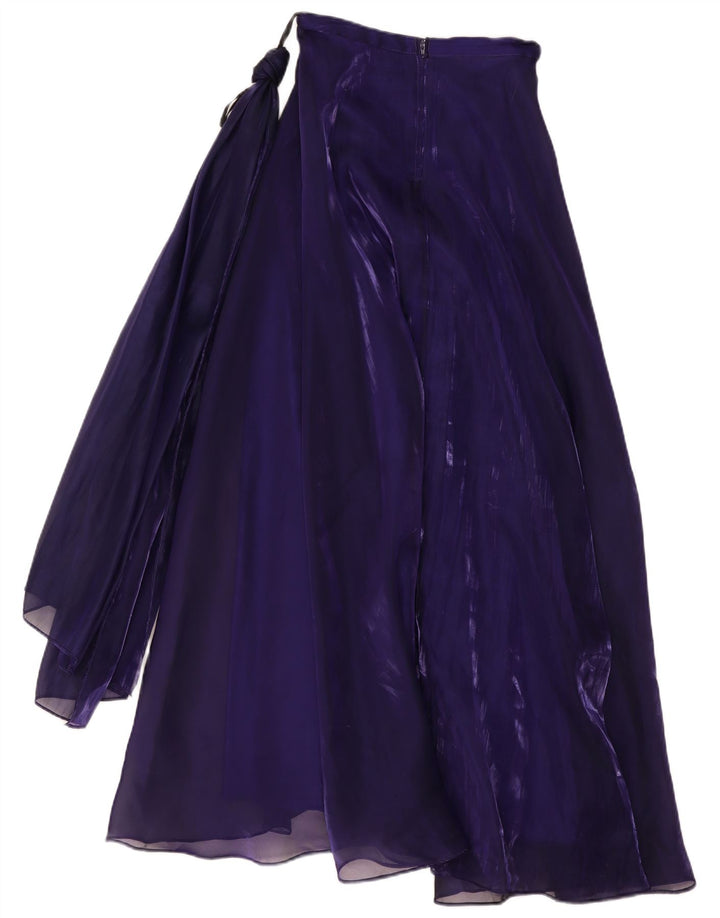 Vintage Maxi-nederdel til kvinder, lille W26 lilla polyester