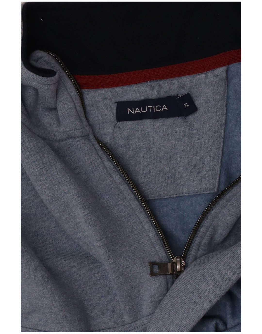 Nautica Sweatshirt med lynlås til mænd XL Blå