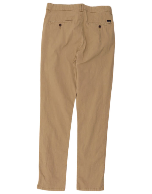 Zara Boys Slim Chino Bukser 13-14 år W30 L30 Beige Bomuld