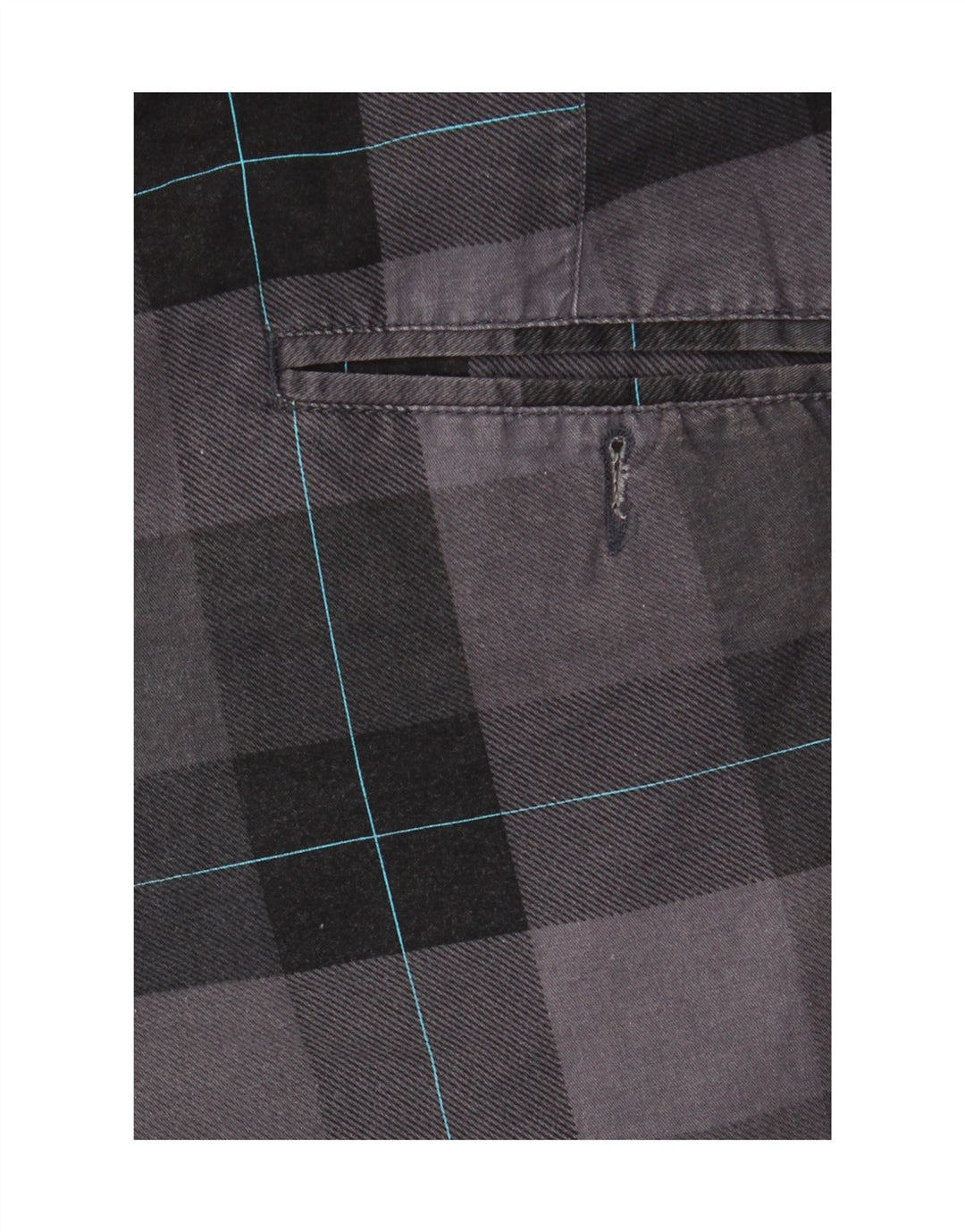 Sneaker Freak Herre Chino Shorts XS W29 Grå ternet bomuld