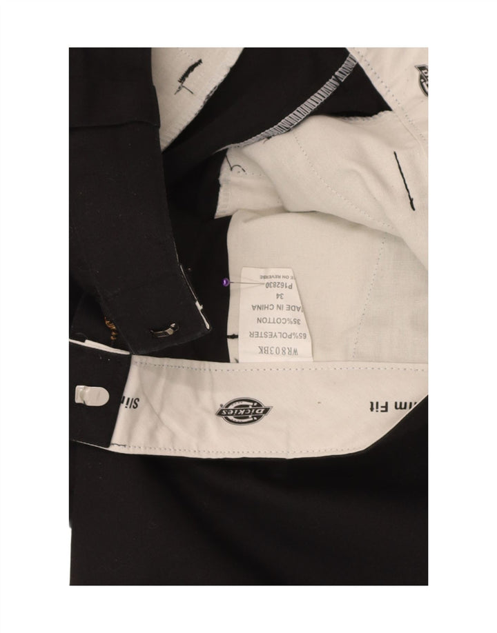 Dickies Herre Slim Fit Chino Shorts W34 Large Black Polyester