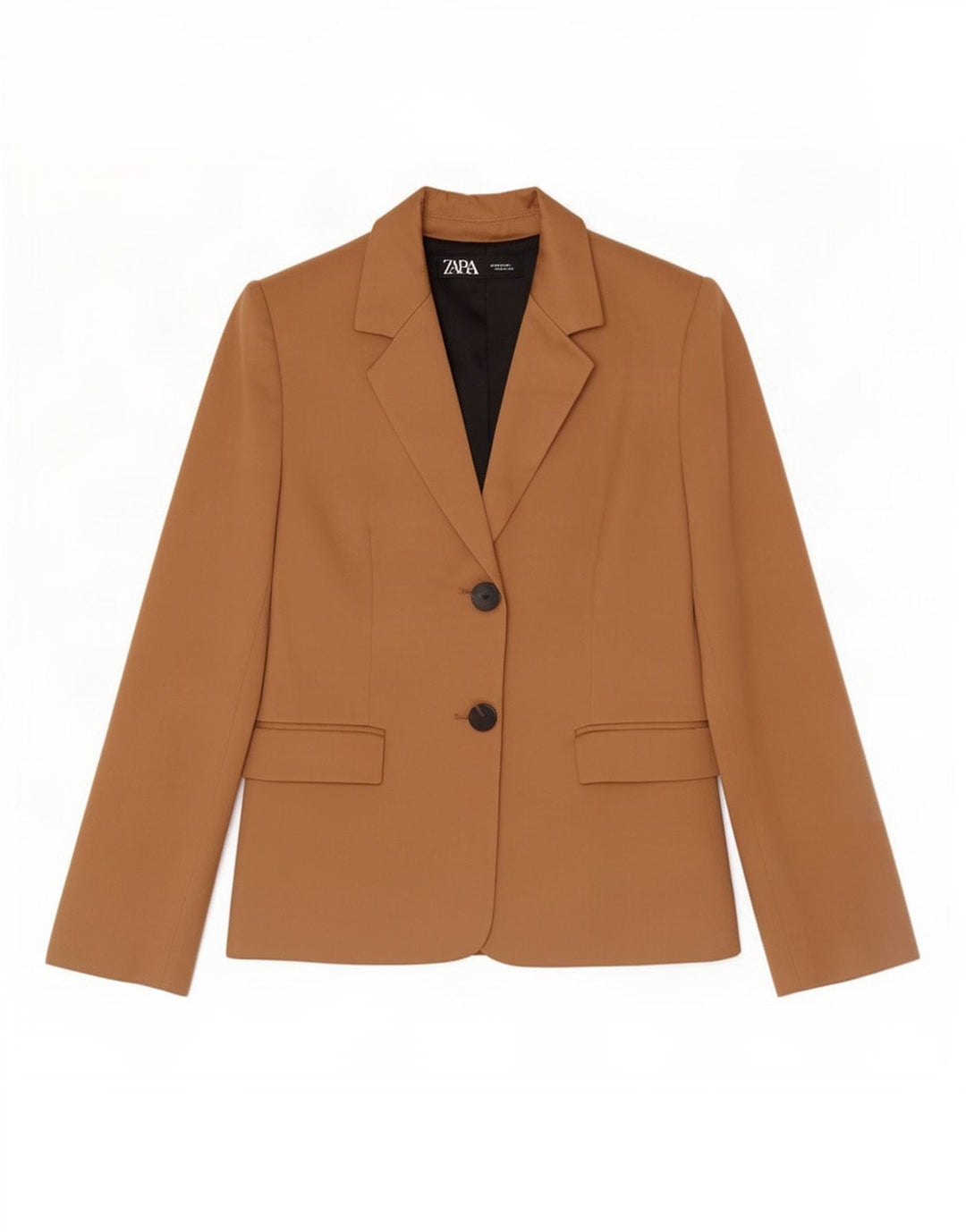 Marks & Spencer Dame 2-knaps blazerjakke UK 4 XS Brun viskose