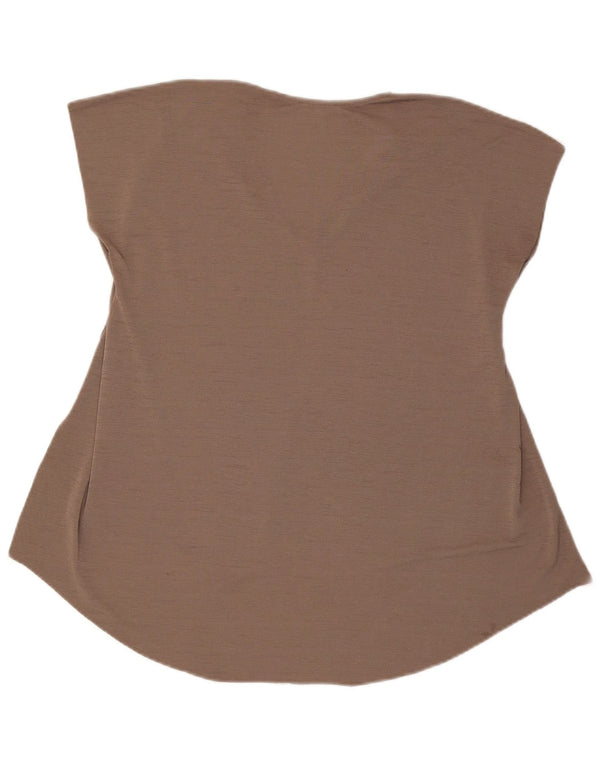 ZARA Damebluse Top UK 14 Medium Grå