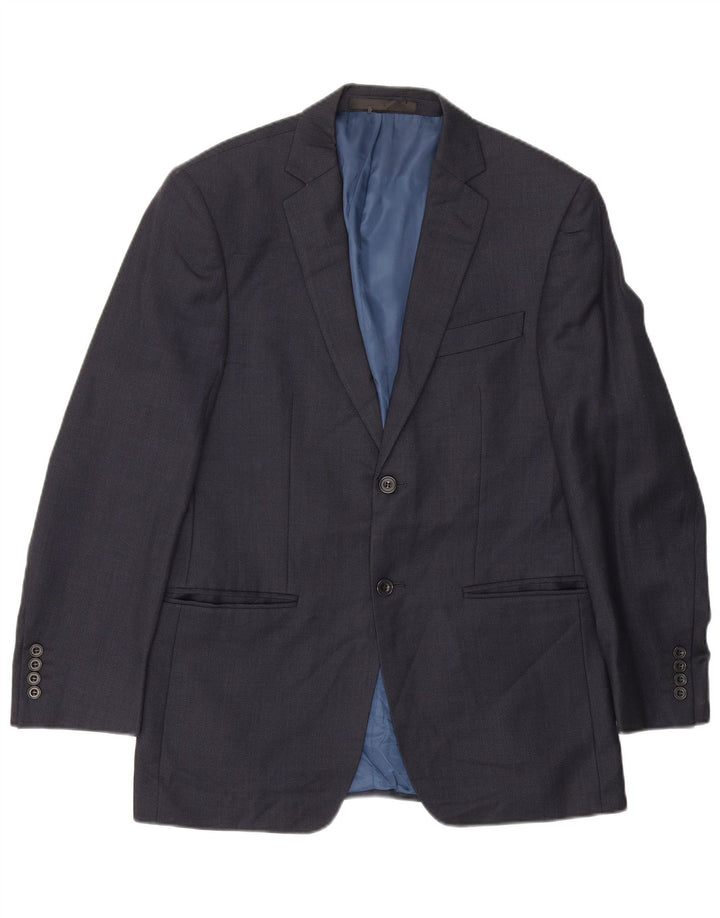 Marks & Spencer Herre 2-knaps blazerjakke UK 38 Medium Navy Blue