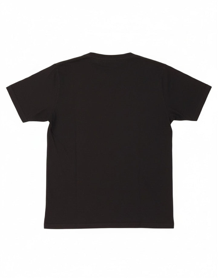 DIADORA Mens Graphic T-Shirt Top Medium Black Cotton