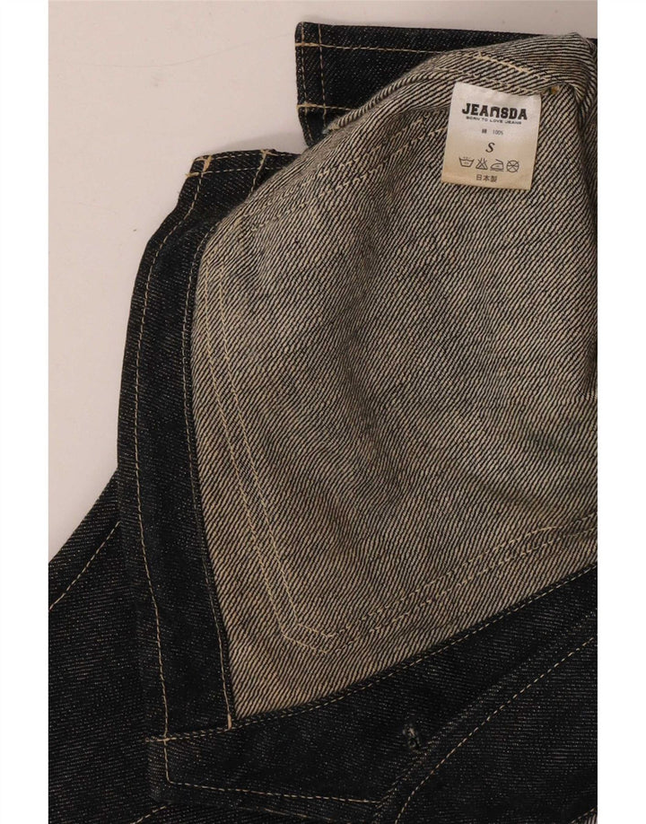 Vintage denimvest til mænd, lille marineblå