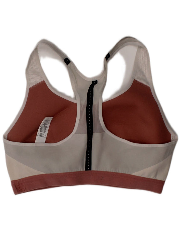 Nike Dame Dri Fit Sport BH Top Medium Off White Nylon