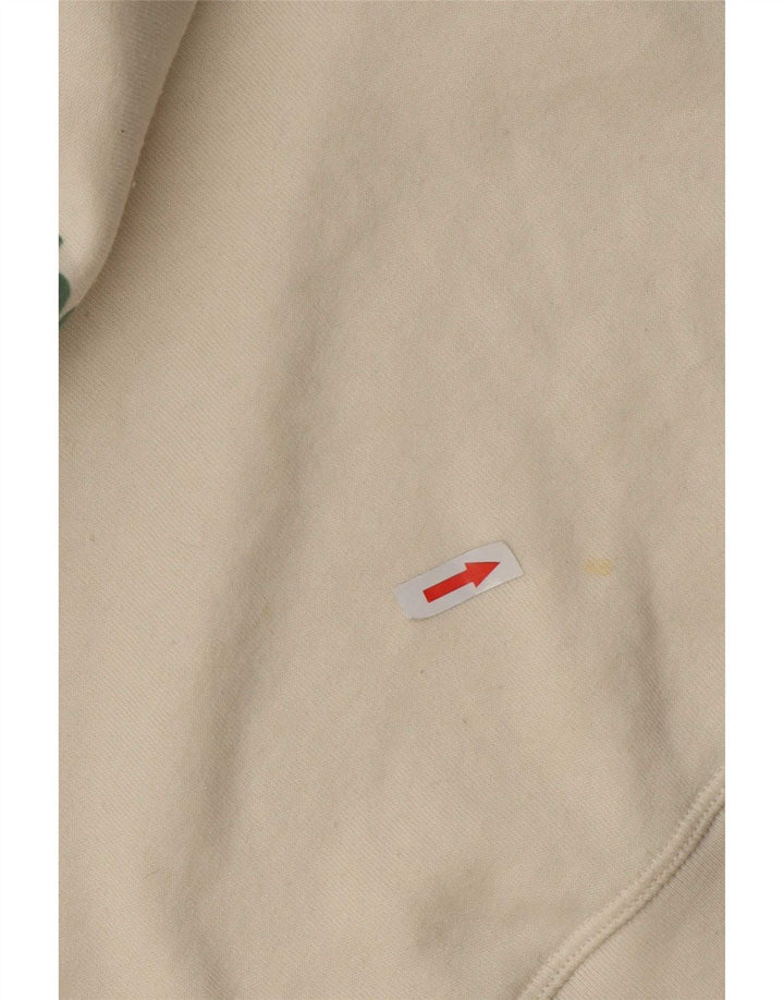 Marks & Spencer Dame Grafisk Sweatshirt Jumper UK 16 Large Off White
