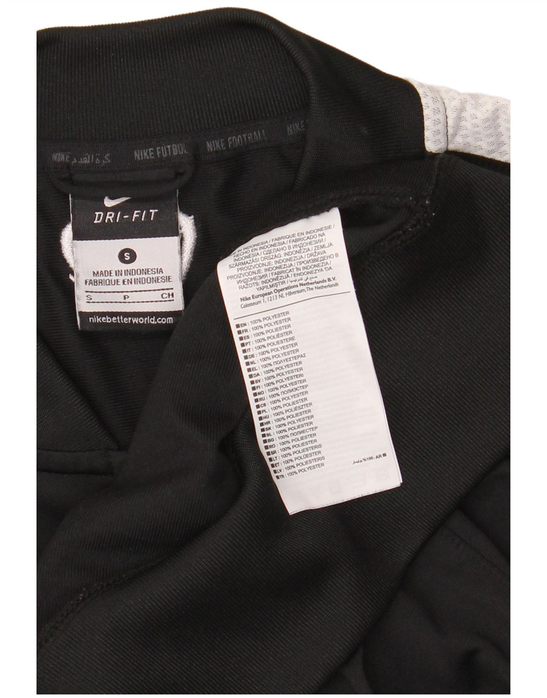 Nike Herre Dri Fit træningsdragt Topjakke Lille sort Colourblock Polyester
