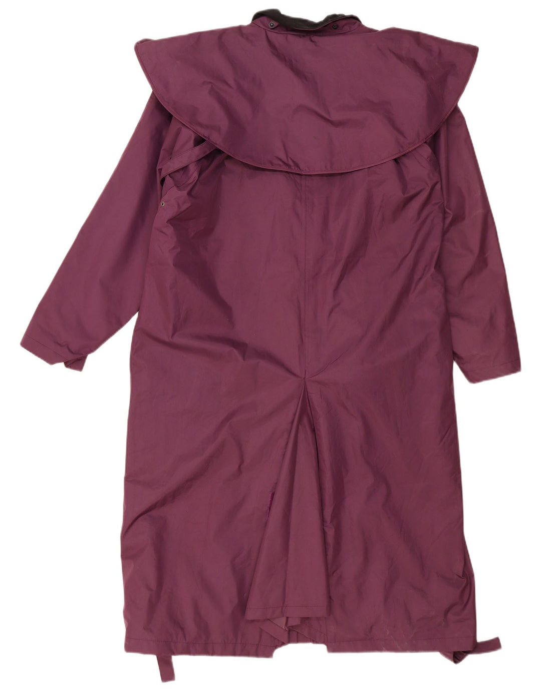 COUNTRY ESTATE Dame Oversized Capelet Coat UK 16 Large Purple Polyester