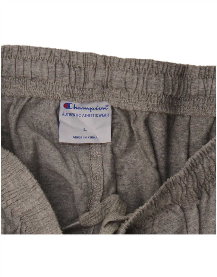 Champion Sports Shorts til mænd, store, grå flækkede