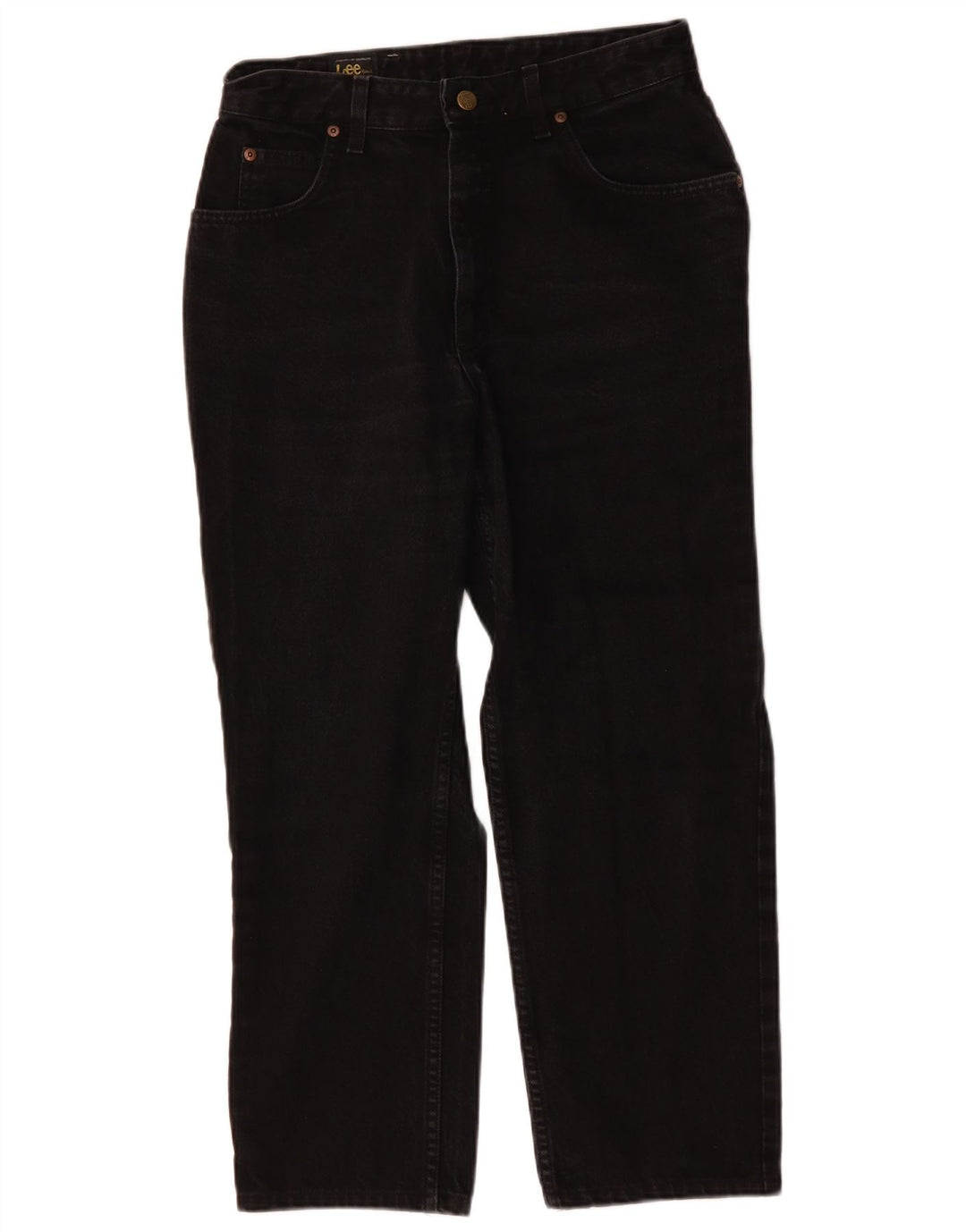 Lee Lige jeans til kvinder W29 L26 sort bomuld