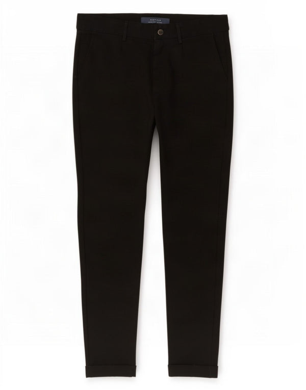 Zara Herre Slim Chino Bukser EU 42 Large W32 L29 Sort