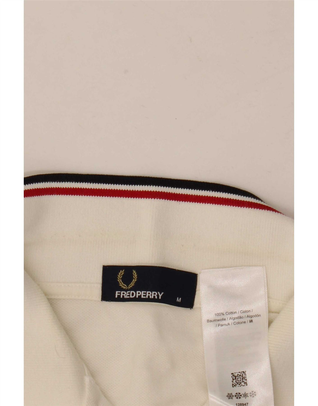 Fred Perry Herre poloshirt Medium hvid bomuld