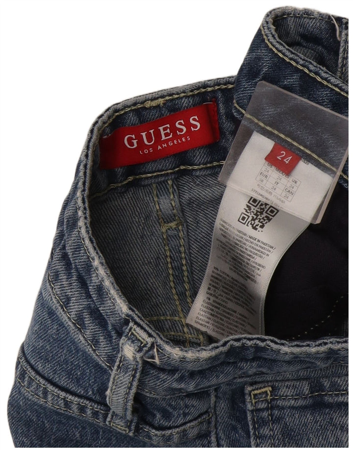 Guess lige damejeans W24 L29 blå bomuld