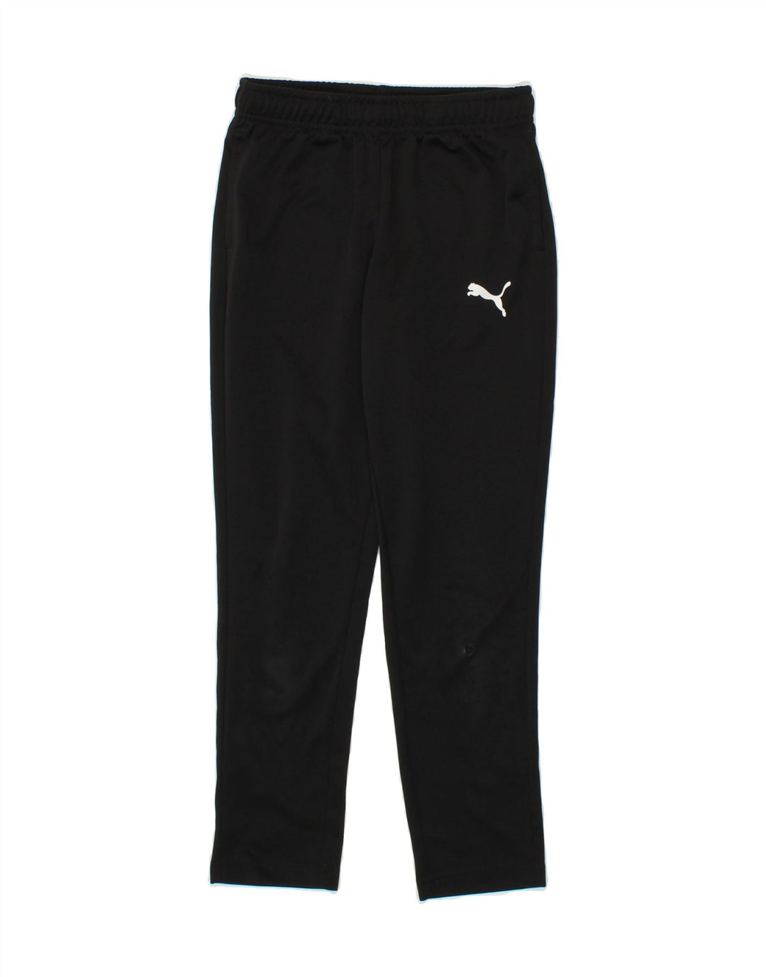 PUMA Boys Tracksuit Trousers 9-10 Years Black Polyester Vintage Puma and Second-Hand Puma from Messina Hembry 