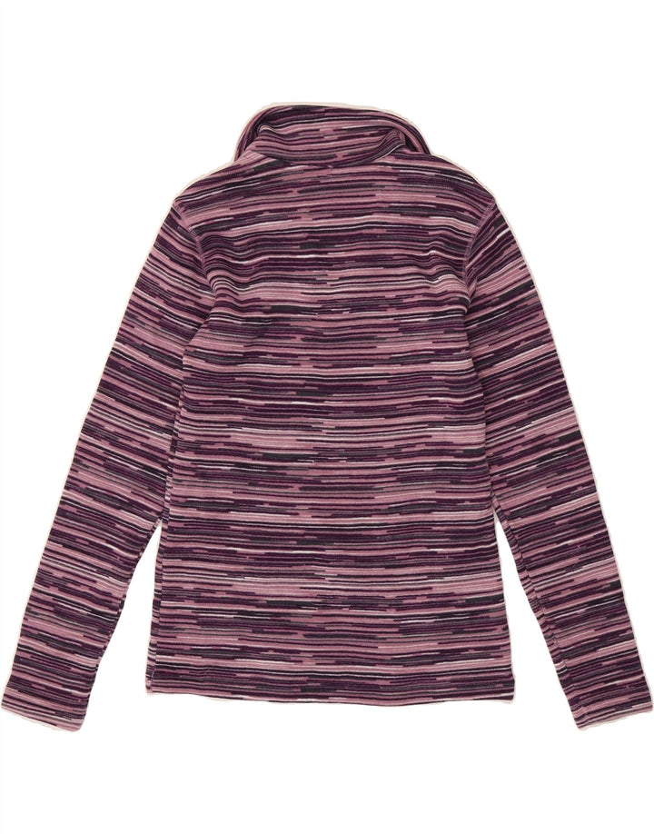 MOUNTAIN WAREHOUSE Womens Sweatshirt Jumper UK 8 Small  Purple Striped Vintage Mountain Warehouse and Second-Hand Mountain Warehouse from Messina Hembry 