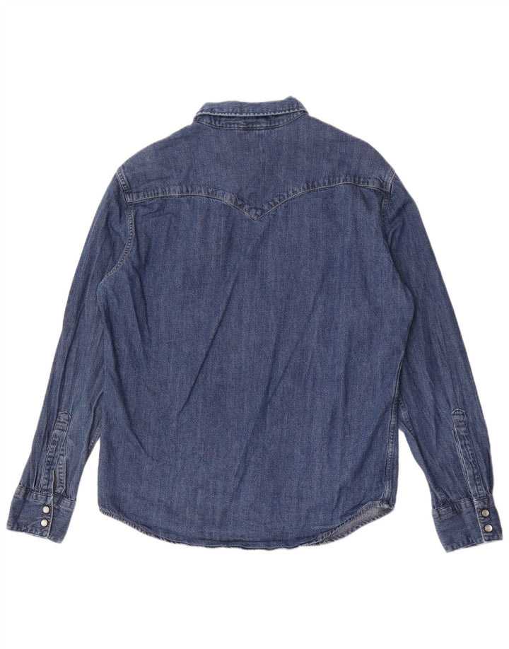 Levi's Standard denimskjorte til mænd mellemblå bomuld