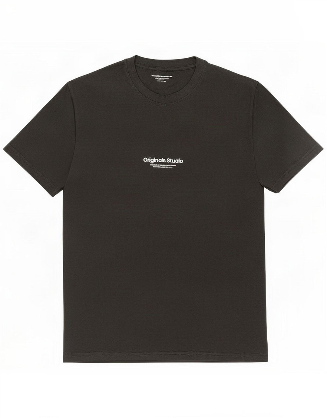 Jack & Jones Herre grafisk T-shirt Top Medium Grey Cotton