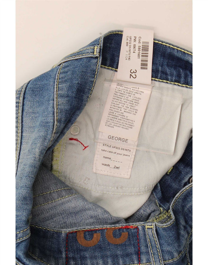 Dondup Dame Distressed Slim Jeans W32 L32 Blå Bomuld