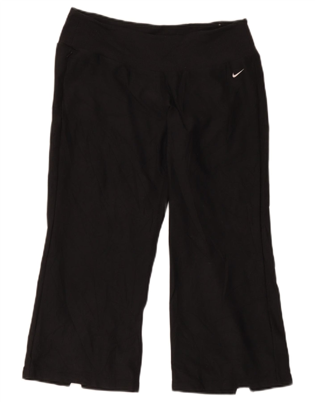 Nike Capri træningsdragtbukser til kvinder US 8/10 Medium Black Polyester