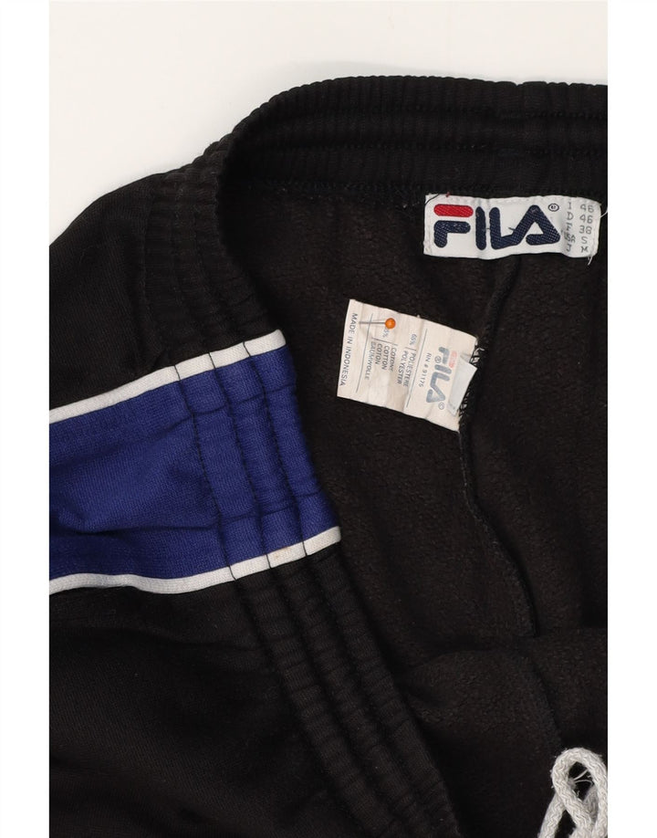 FILA Træningsdragt til mænd Small Black Colourblock Polyester