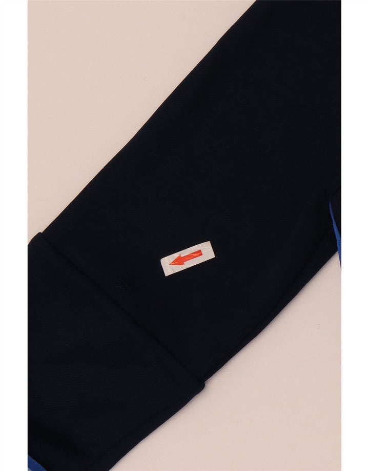 Adidas Boys Climacool Top Langærmet 11-12 år Navy Blue Colourblock